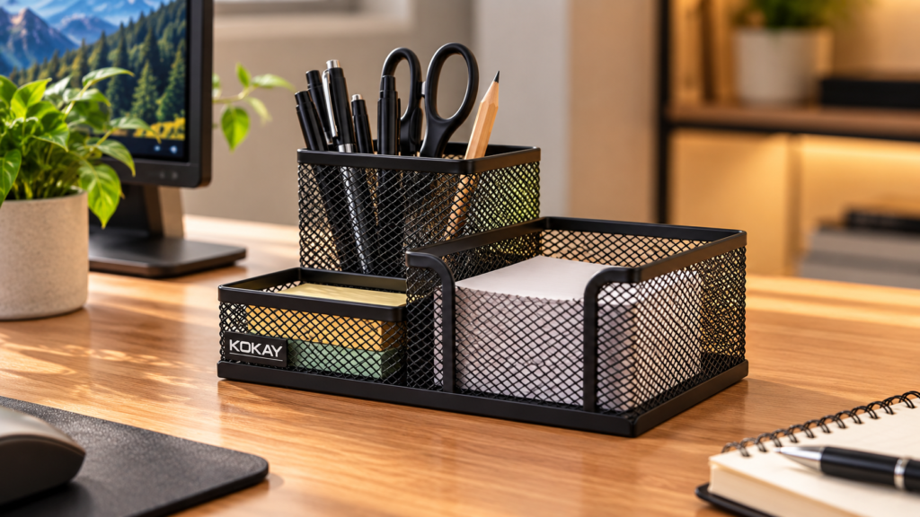 Organizador de mesa para escritório e acessórios